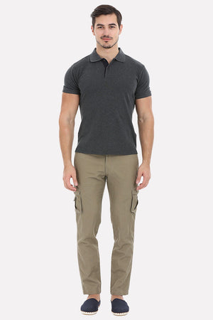 Cotton Heather Pique Soft Polo Tee