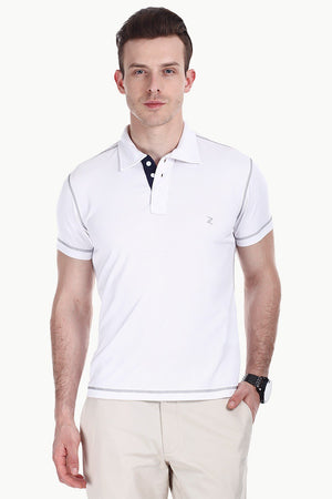 Performance Wear Contrast Placket Polo