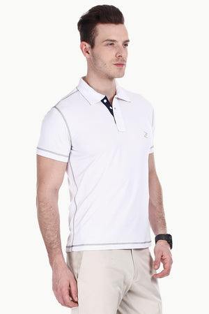 Performance Wear Contrast Placket Polo