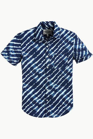 Printed Navy Holiday Summer Shirt