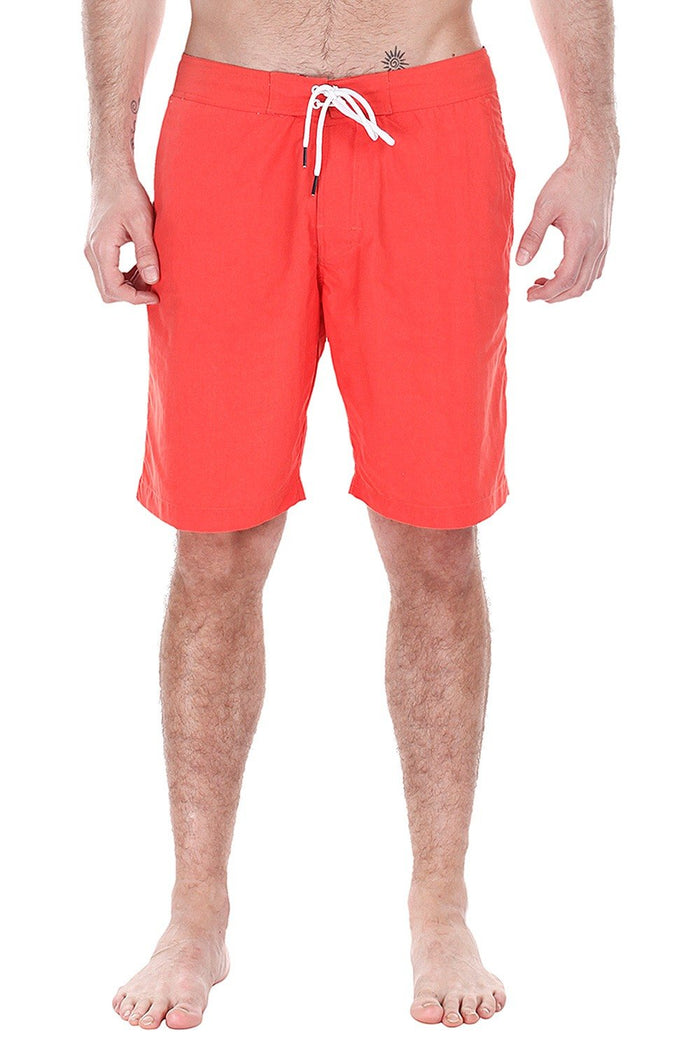 Nylon Swim Shorts With Floral Print Lining