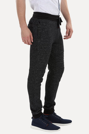 Quilted Knee-Patch Joggers