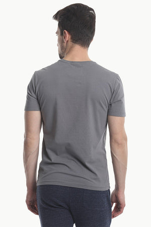 Crew Neck Slight Stretch Solid Tee