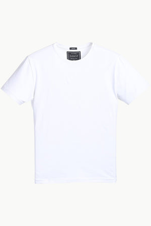 Crew Neck Slight Stretch Solid Tee