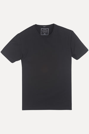 Crew Neck Slight Stretch Solid Tee