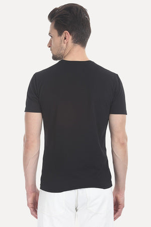 Crew Neck Slight Stretch Solid Tee