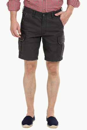 Shadow Grey Rugged Cargo Shorts