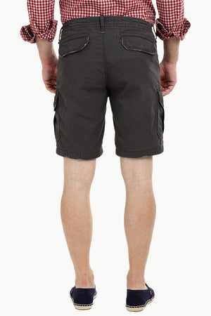 Shadow Grey Rugged Cargo Shorts