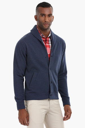 Shawl Collar Fleece Cardigan