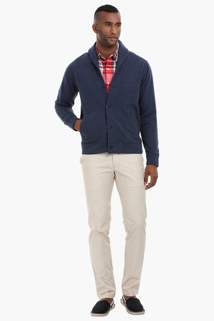 Shawl Collar Fleece Cardigan