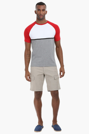 Cotton Shorts with Flap Pockets