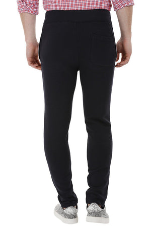 Side Colorblock Navy Sweatpants