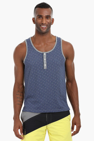 Skull Printed Cotton Tank