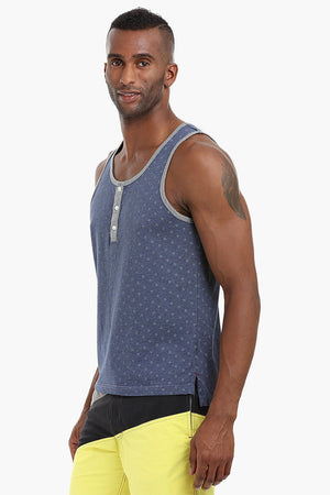 Skull Printed Cotton Tank