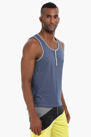 Skull Printed Cotton Tank