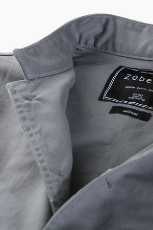Sleeveless Nehru Stone Grey Jacket