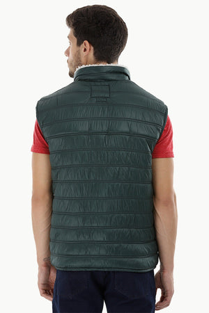 Sleeveless Sherpa Lined Cire Jacket
