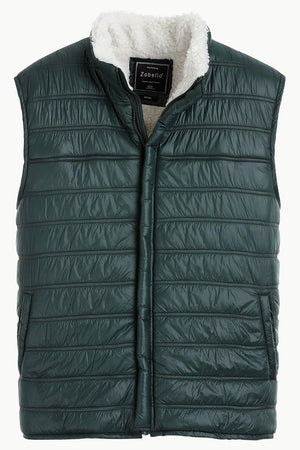 Sleeveless Sherpa Lined Cire Jacket