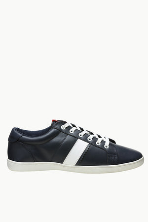 Solid Faux Leather Plimsolls