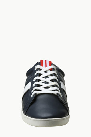 Solid Faux Leather Plimsolls
