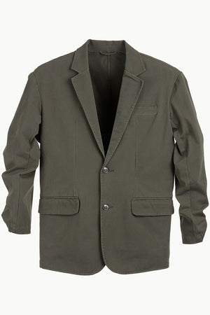 Solid Green Casual Summer Blazer