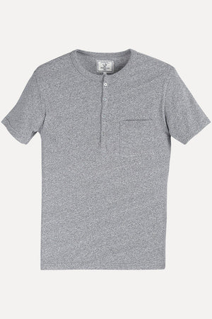 Short Sleeve Solid Henley