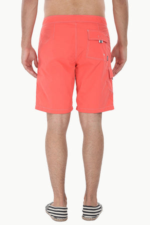 Solid Quick Dry Cargo Board Swim Shorts