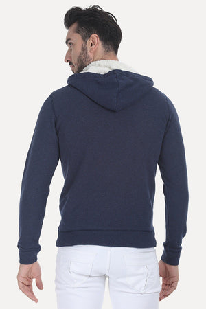 Solid Yarn Dyed Flannel Hoodie