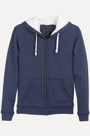 Solid Yarn Dyed Flannel Hoodie