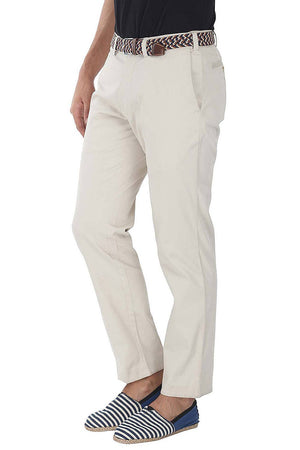 Stretchable Washed Cotton Peach Twill Chino Pants