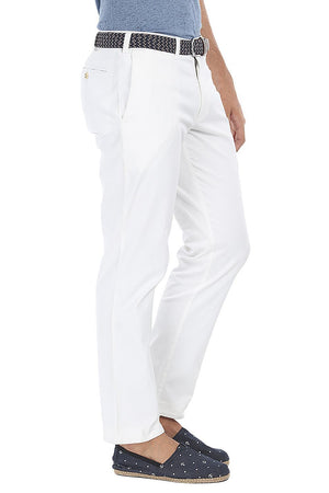Stretchable Washed Cotton Peach Twill Chino Pants