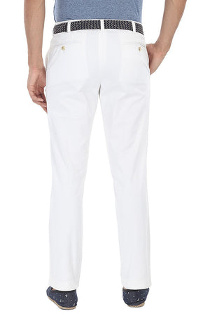 Stretchable Washed Cotton Peach Twill Chino Pants