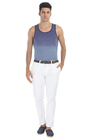 Stretchable Washed Cotton Peach Twill Chino Pants