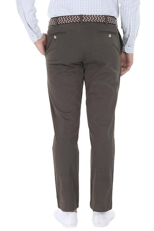 Stretchable Washed Cotton Peach Twill Chino Pants