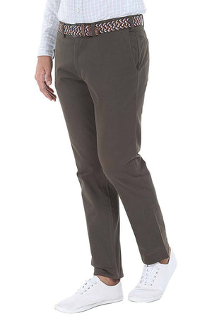 Stretchable Washed Cotton Peach Twill Chino Pants