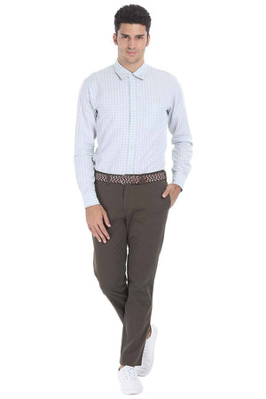 Stretchable Washed Cotton Peach Twill Chino Pants