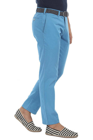 Stretchable Washed Cotton Peach Twill Chino Pants