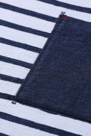 Stripe Cut N Sew Crew T-Shirt