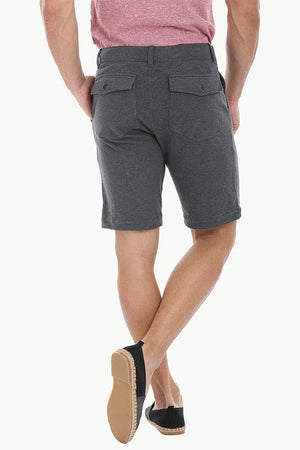 Relaxed Fit Soft Cotton Knit Shorts