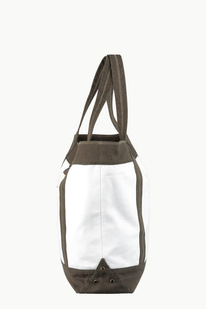 Throw In Olive Twill Tote Bag