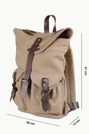Twill Canvas Travel Backpack