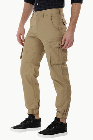 Twill Cuff Jogger Cargo Pants