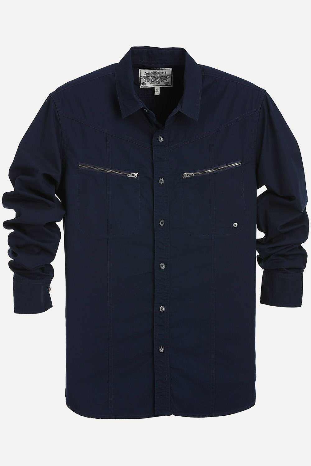 Work Shirt Shirts With Zipper Pockets Short Sleeve Solid 1/2 Zip