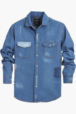 Denim Patch Shirt