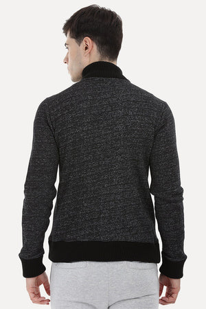 Zipper Speckled Jacket