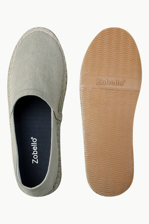 Washed Indigo Denim Espadrilles