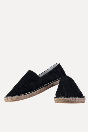 Washed Indigo Denim Espadrilles