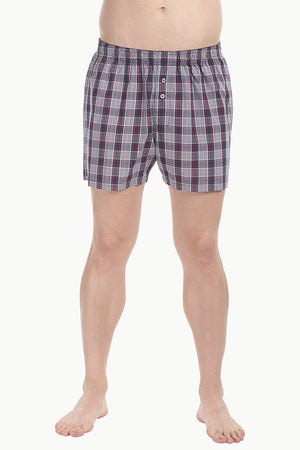 Checkered Weave Boxer Shorts