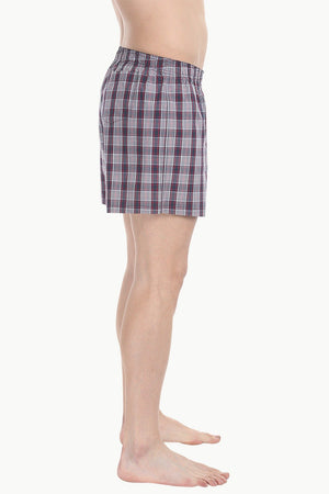 Checkered Weave Boxer Shorts