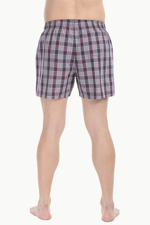 Checkered Weave Boxer Shorts